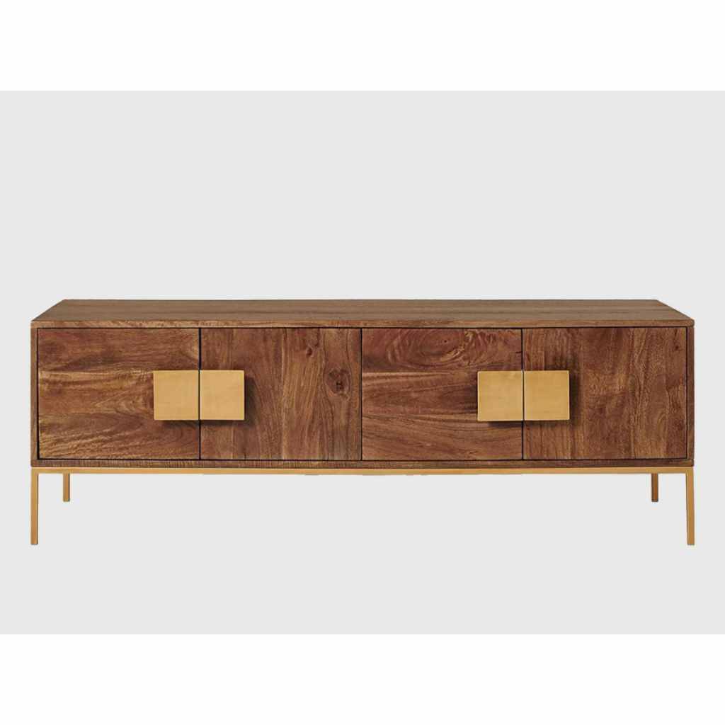 Urban Shelves Mango Wood TV Console