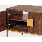 Urban Shelves Mango Wood TV Console