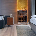 Luxe Touch Mango Wood Bar Cabinet