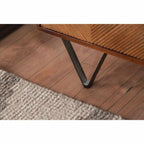 Luxe Touch Mango Wood Bar Cabinet