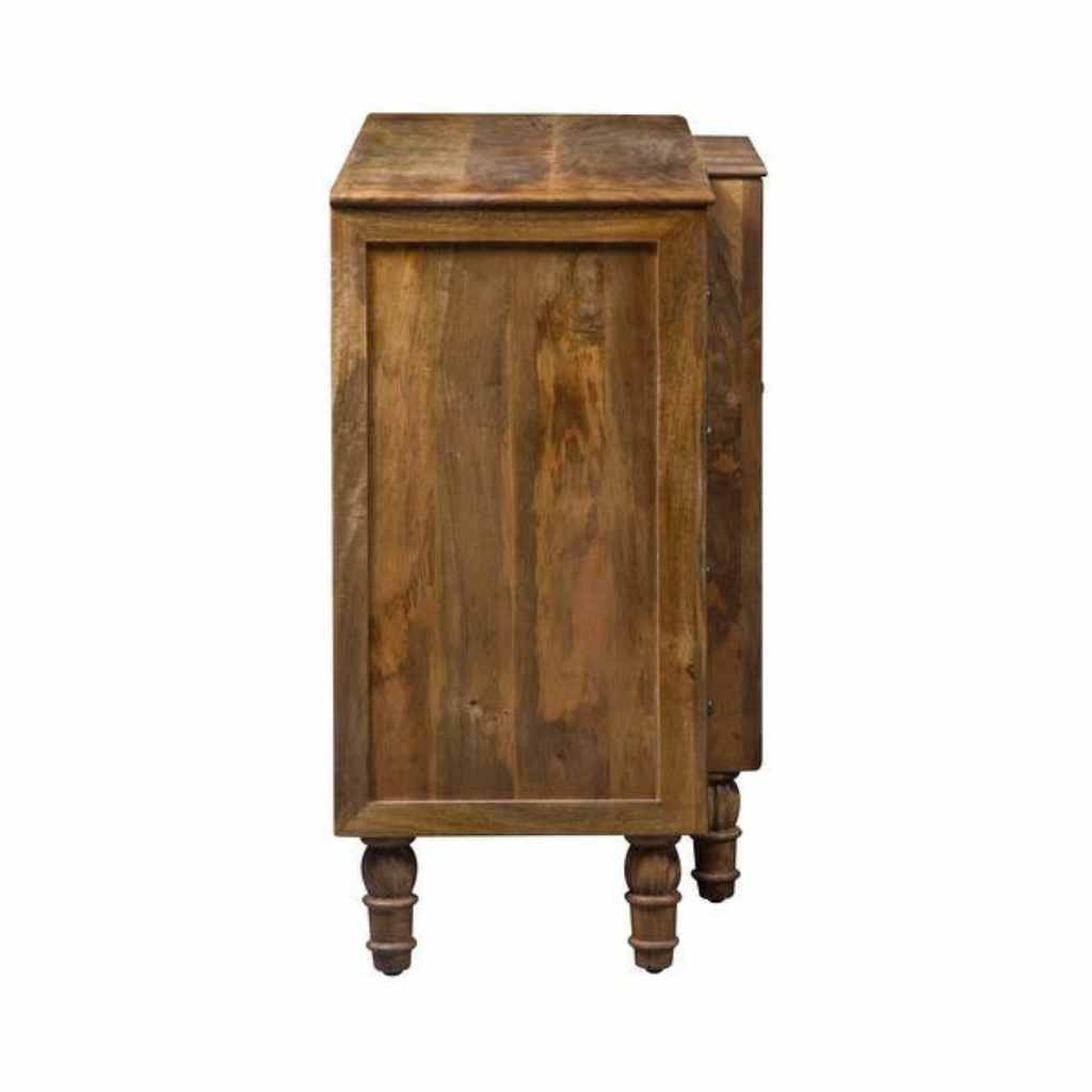 Montrose Accent Cabinet with 12 Drawers in a Weathered Honey Finish