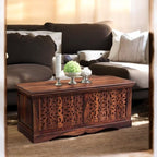 Classic Teak Grandeur Sheesham Wood Trunk