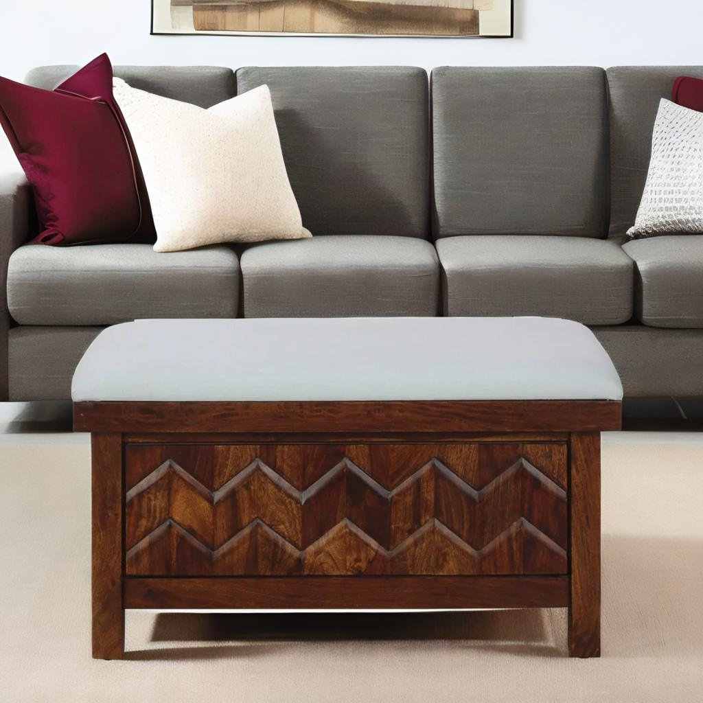 Provincial Teak Majesty Sheesham Wood Trunk