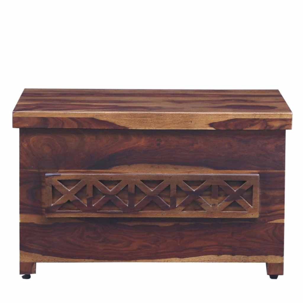 Teak Glow Sheesham Wood Linen Chest