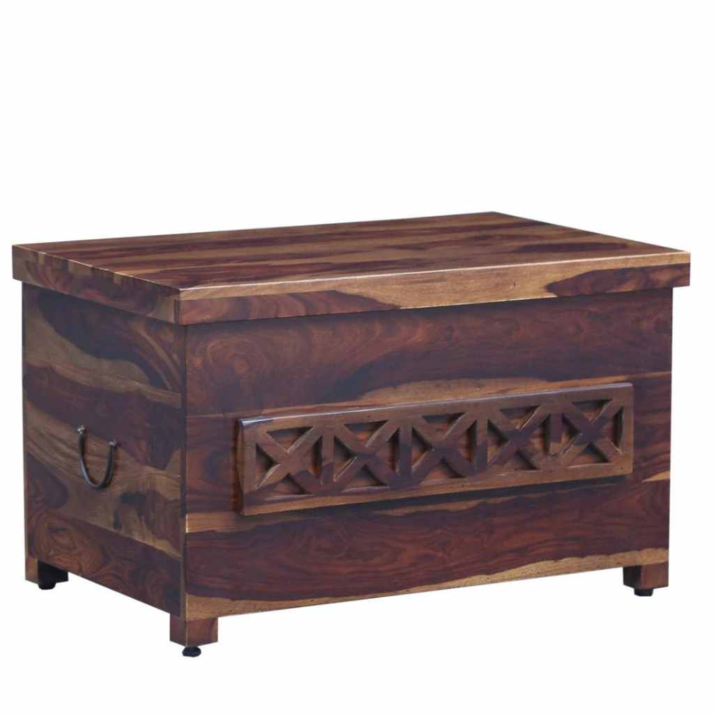 Teak Glow Sheesham Wood Linen Chest