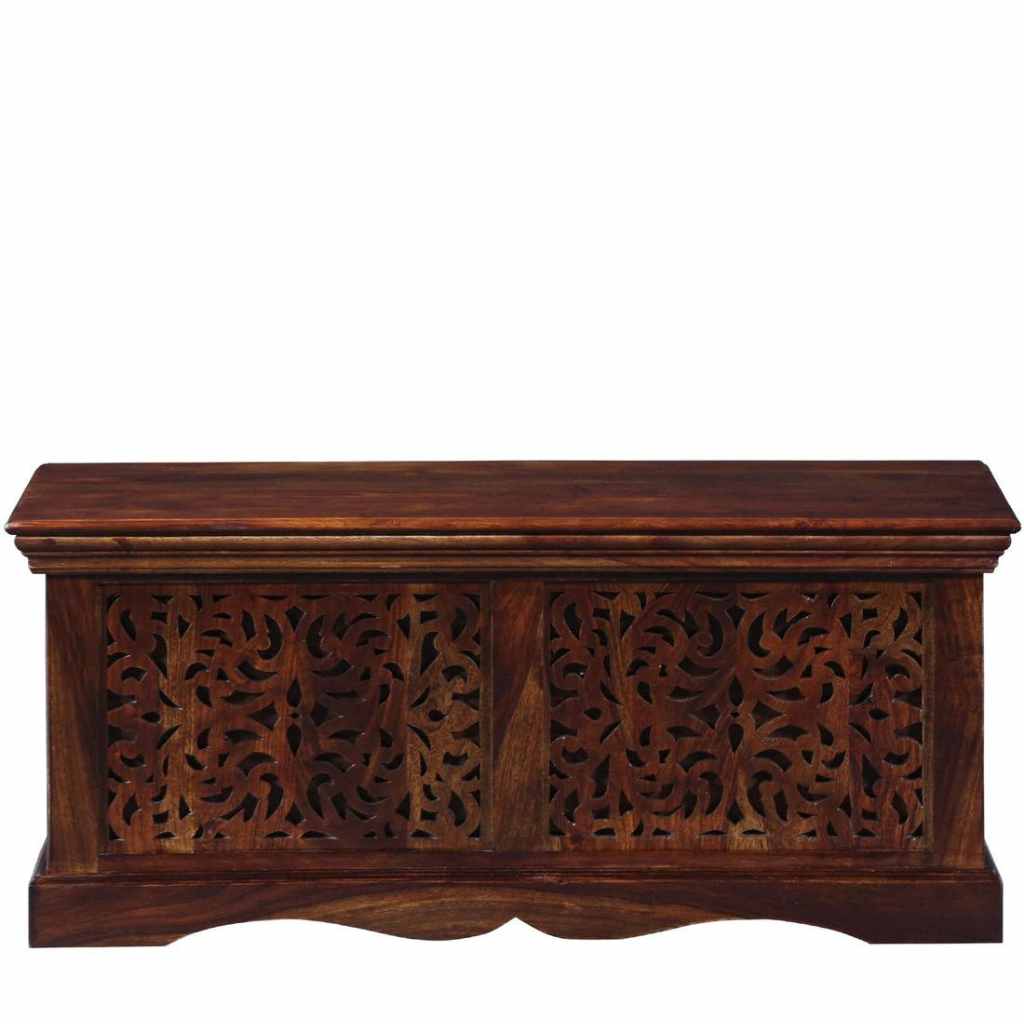 Classic Teak Grandeur Sheesham Wood Trunk