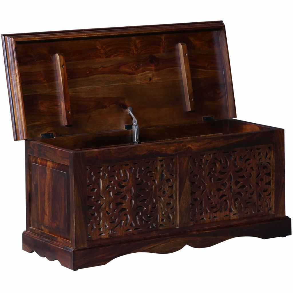 Classic Teak Grandeur Sheesham Wood Trunk