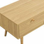 Rattan Weave TV Cabinet in Natural Finish