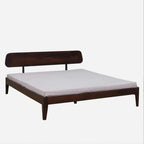 Sheesham Grace Bed in Light Rosewood Finish