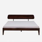 Sheesham Grace Bed in Light Rosewood Finish