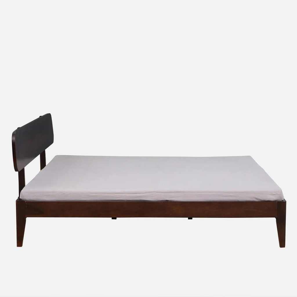 Sheesham Grace Bed in Light Rosewood Finish