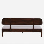 Sheesham Grace Bed in Light Rosewood Finish