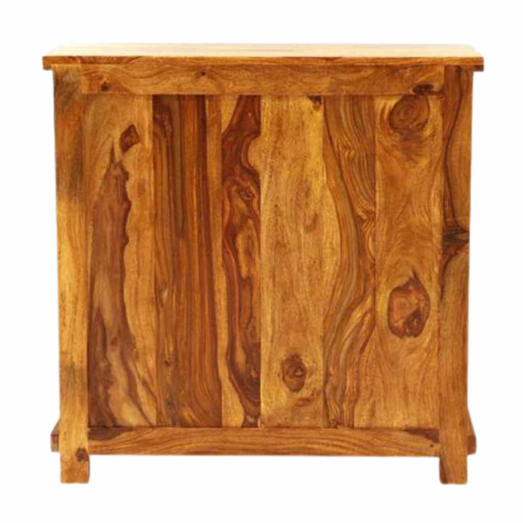 Regal Sheesham Wood Bar Cabinet in Provincial Finish