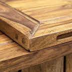 Urban Luxe Sheesham Wood Bar Cabinet