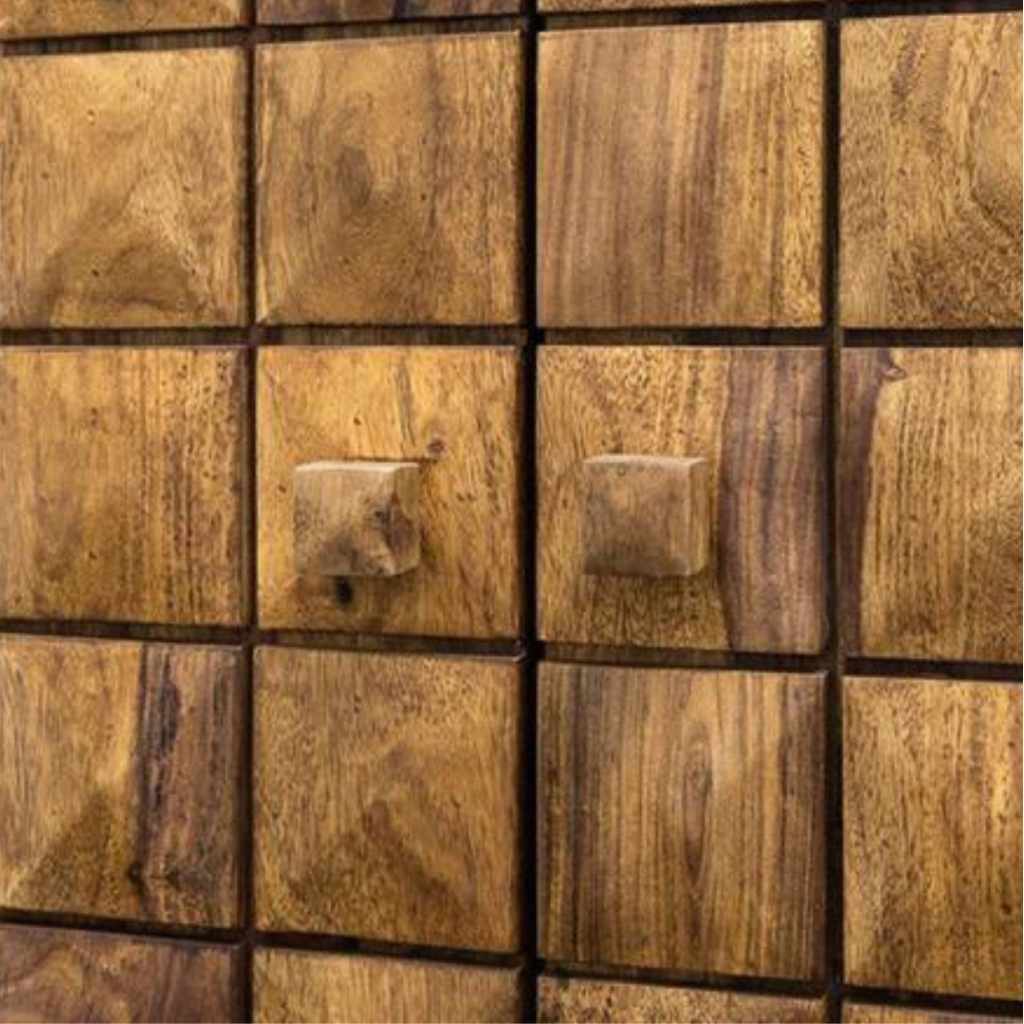Urban Luxe Sheesham Wood Bar Cabinet