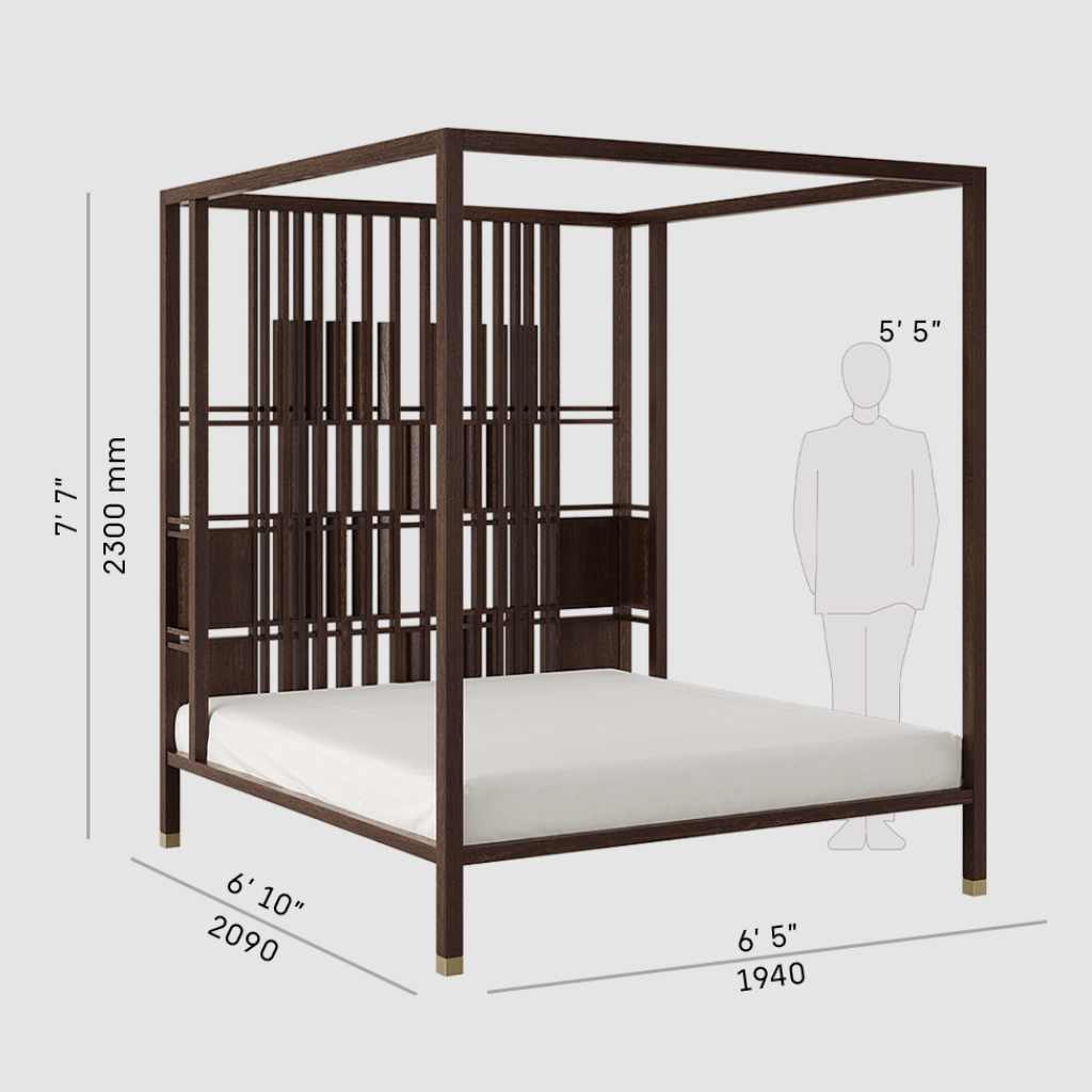 Twilight Teakwood Bed
