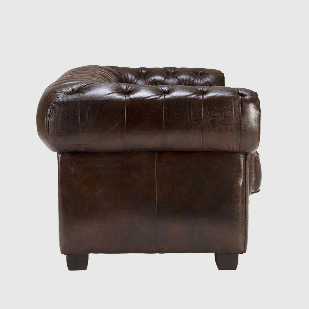 Grand Haven Brown Leather Sofa