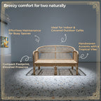 Hikari Nest Natural Rattan 2-Seater Sofa