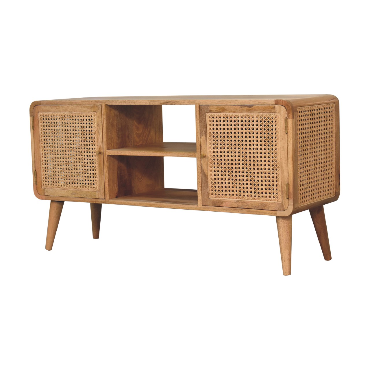Woven Door Media Console