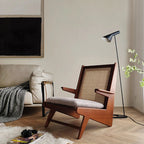 Contemporary Rattan Kangaroo Lounge Chair