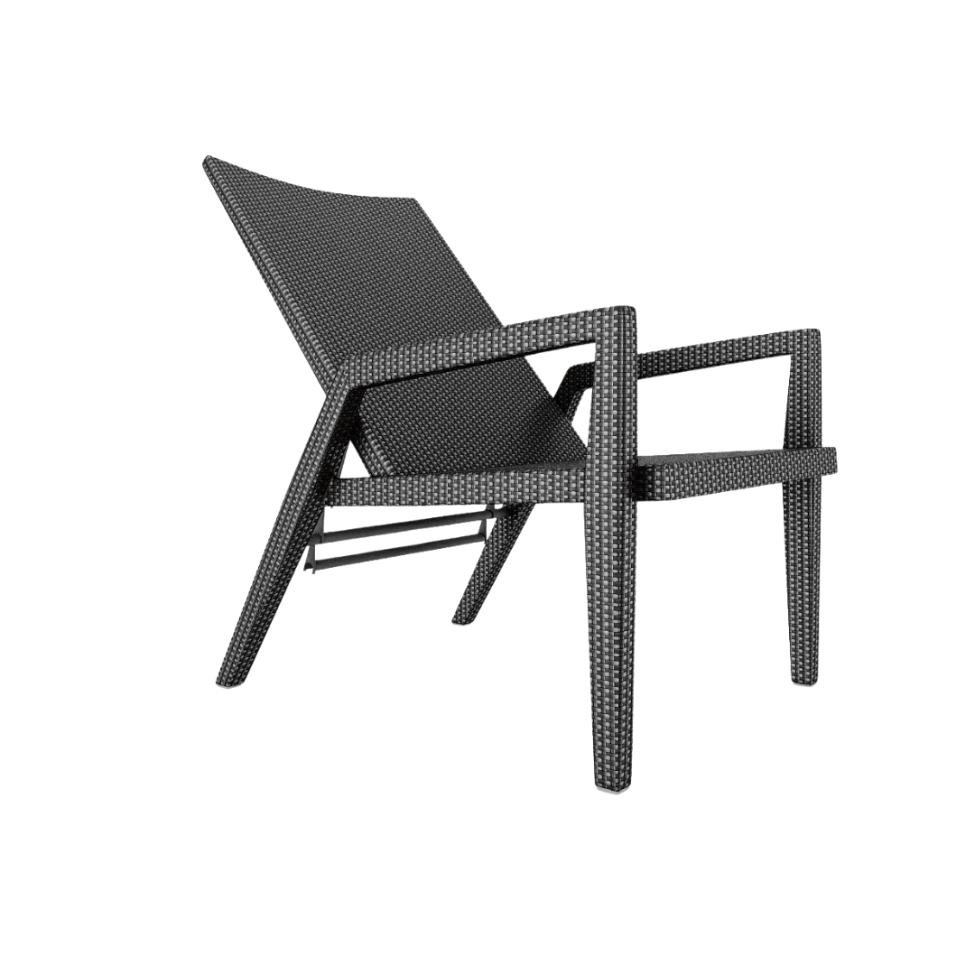 ADJUSTABLE LOUNGE CHAIR WITH CUSHION (AHO/008/001)