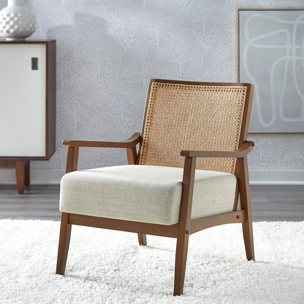 Lifestorey Serena Cane Accent Chair