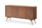 Luka Premium Walnut Cabinet