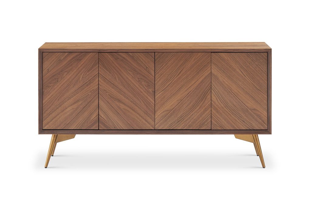 Luka Premium Walnut Cabinet