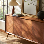 Luka Premium Walnut Cabinet