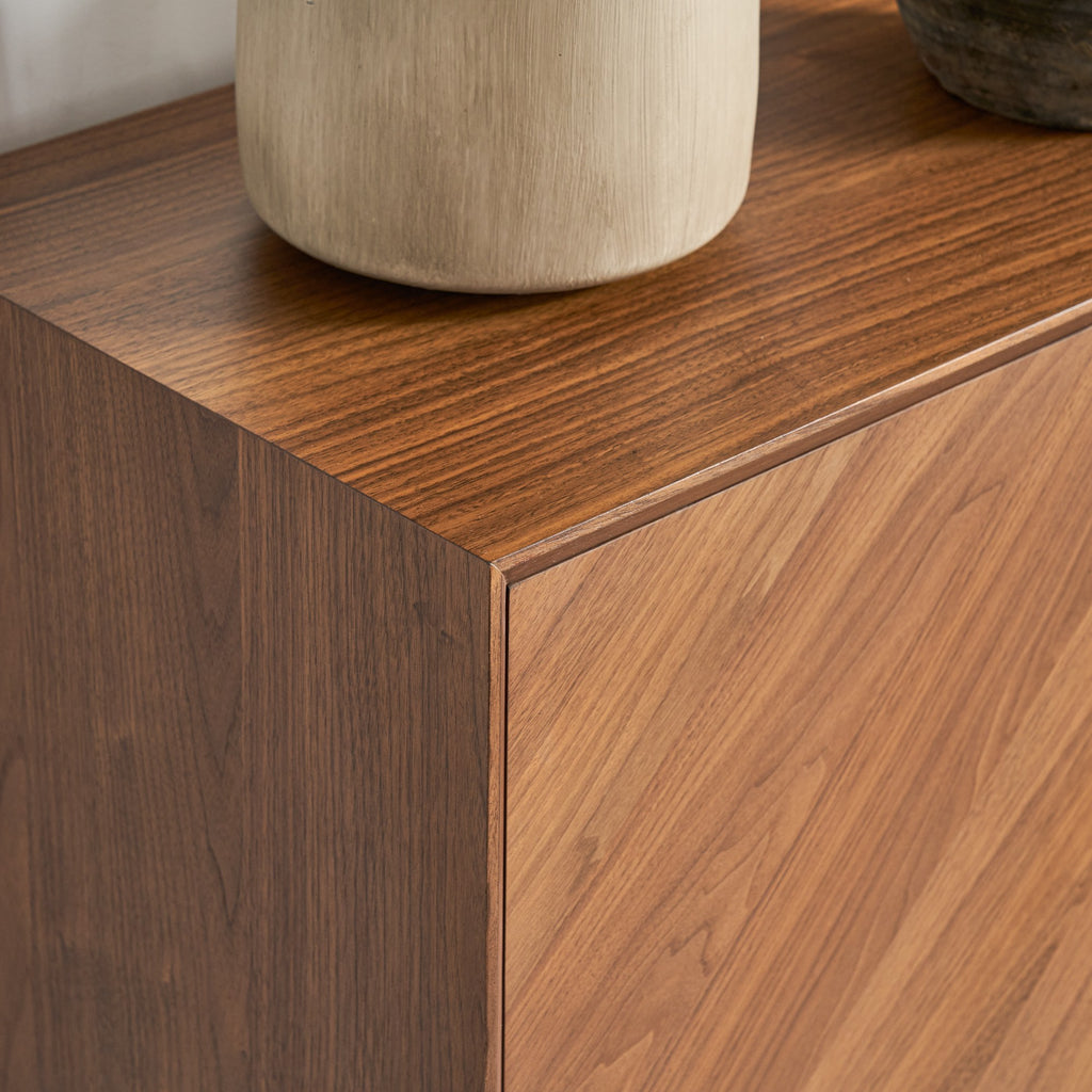 Luka Premium Walnut Cabinet