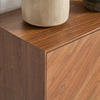 Luka Premium Walnut Cabinet