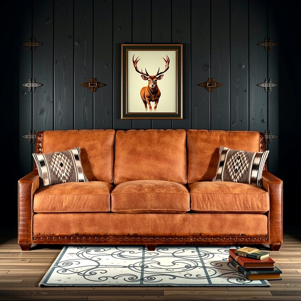 Royale Leather 3-Seater Sofa