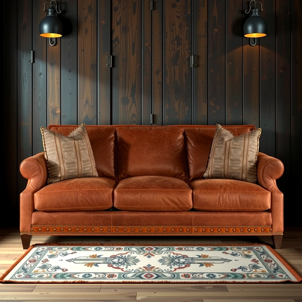 Vienna Three-Seater Leather Sofa