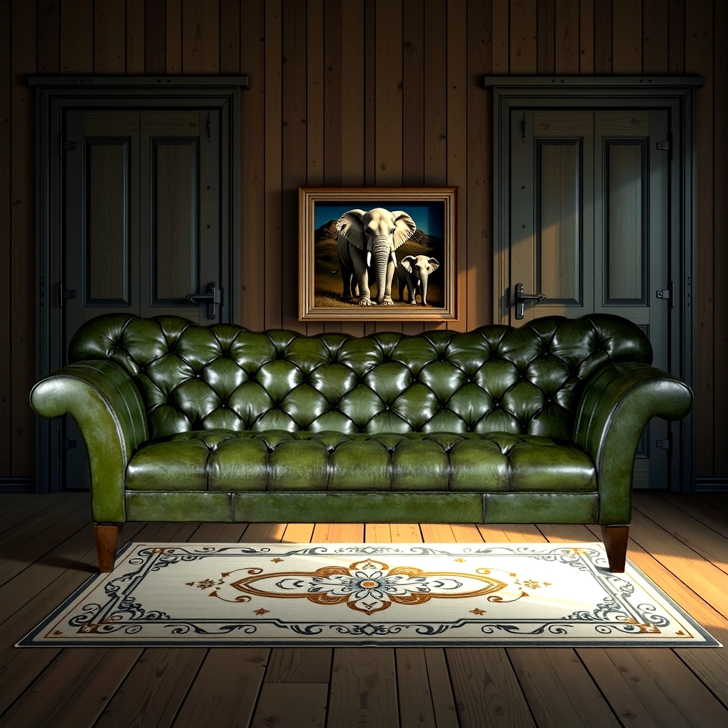 Danube Chesterfield Leather Sofa
