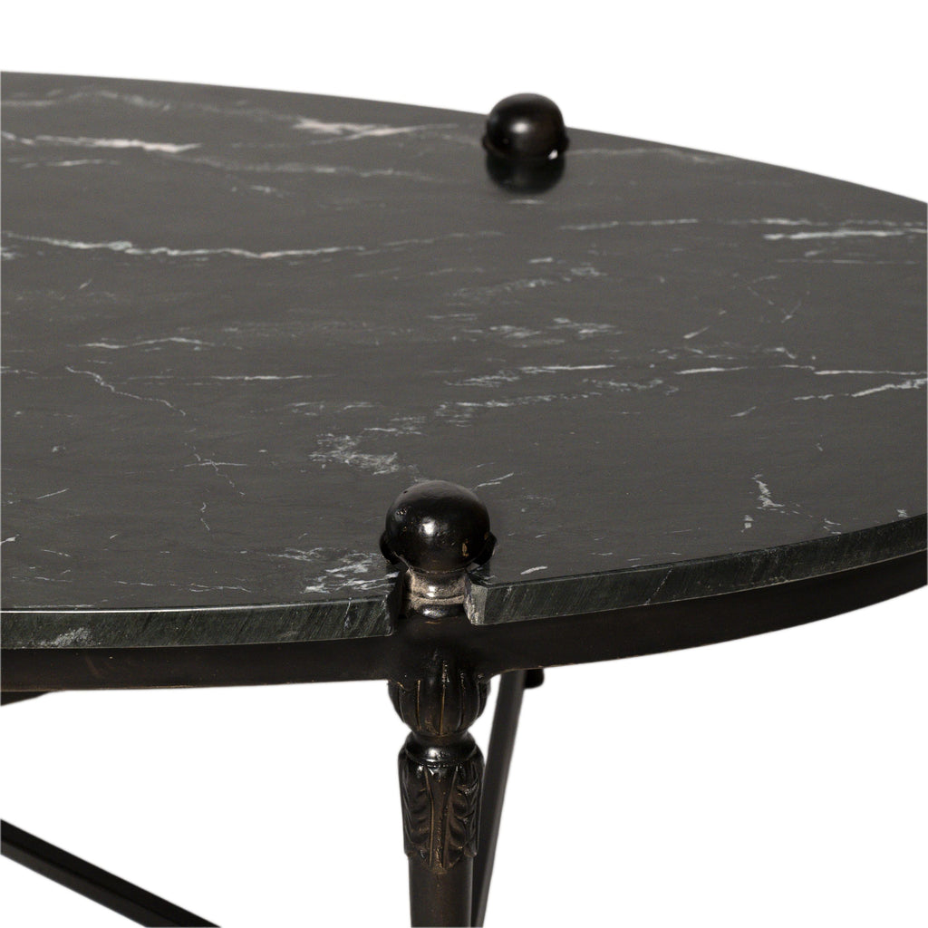 Regal Iron and Marble Living Room Furniture Set