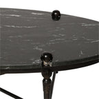 Regal Iron and Marble Living Room Furniture Set