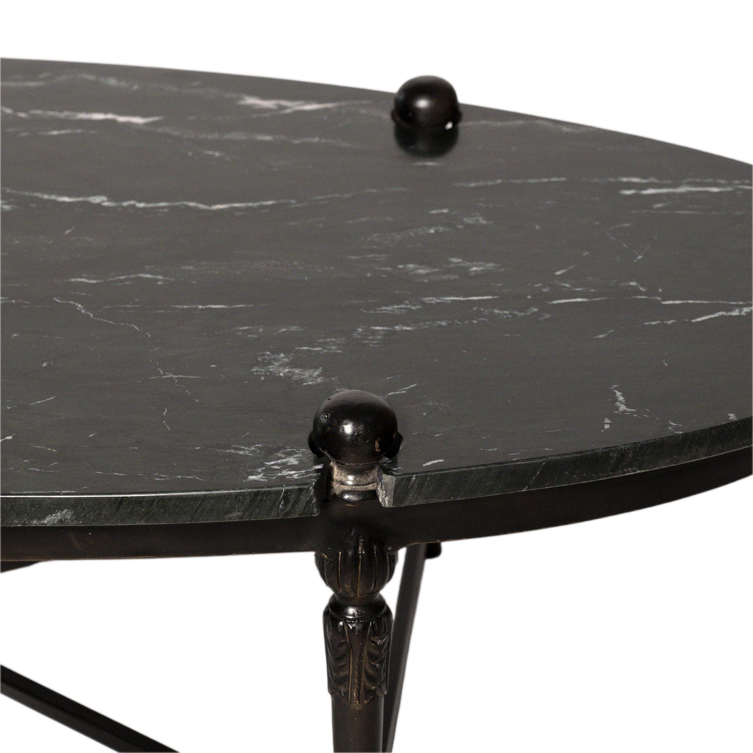 Regal Iron and Marble Living Room Furniture Set