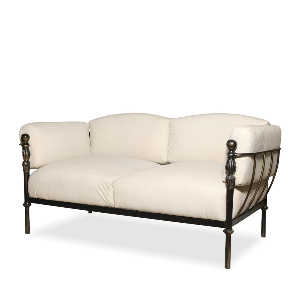 Regal Iron and Marble Living Room Furniture Set