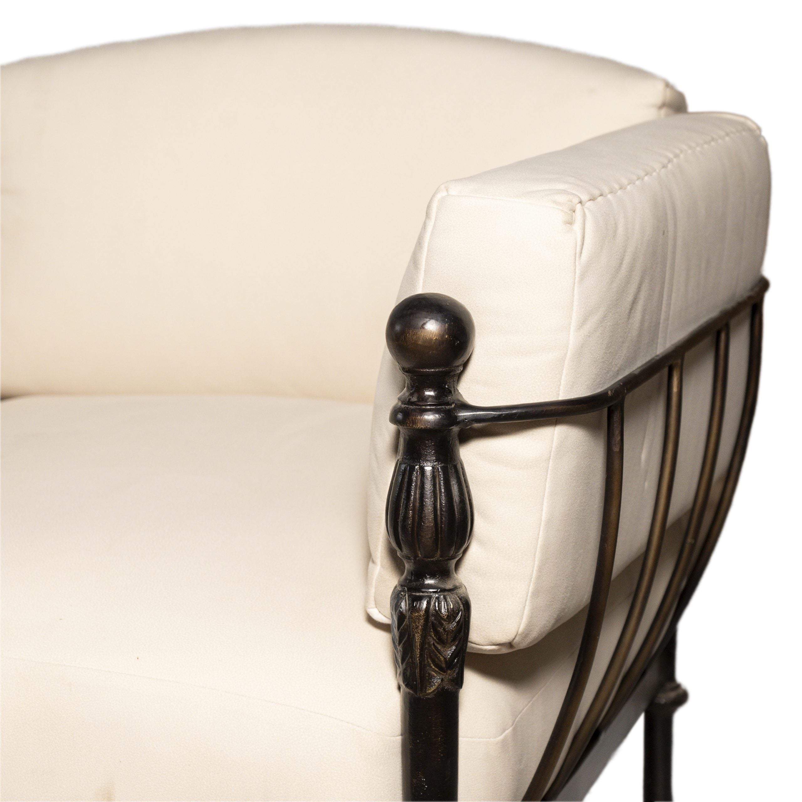 Regal Iron and Marble Living Room Furniture Set