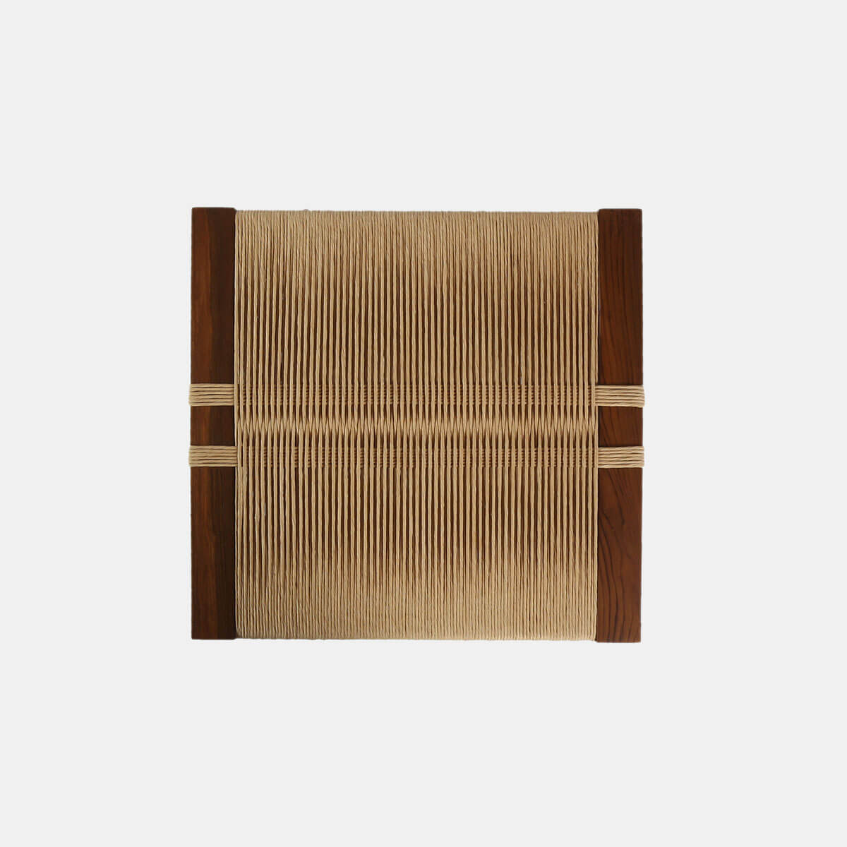 Zenith Teakwood Woven Stool