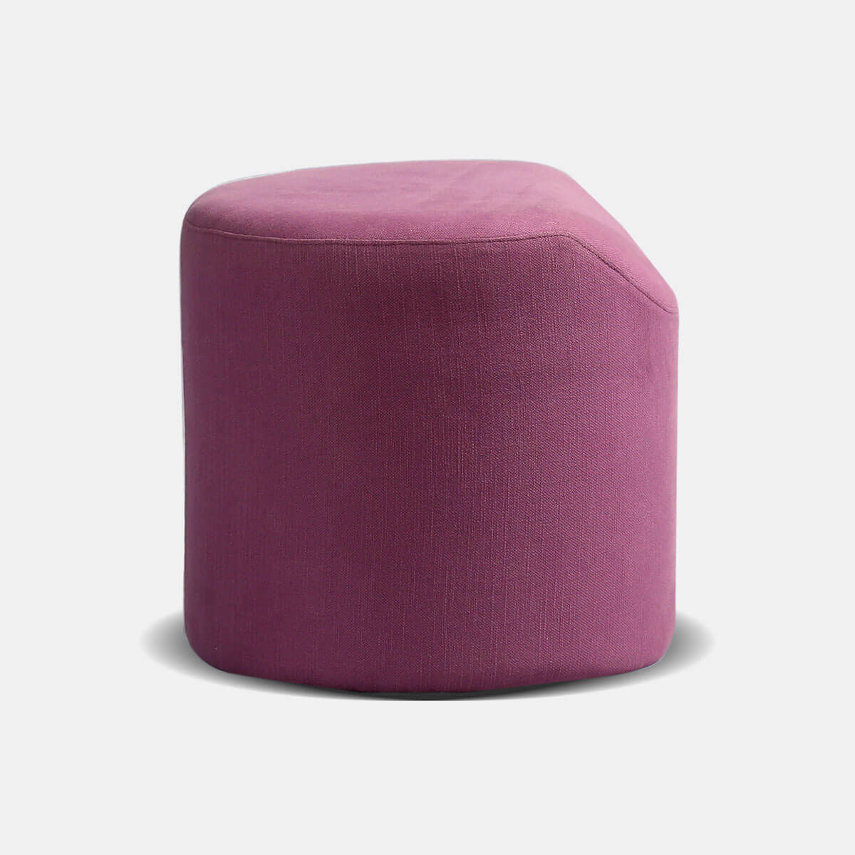 Plush Upholstered Stool