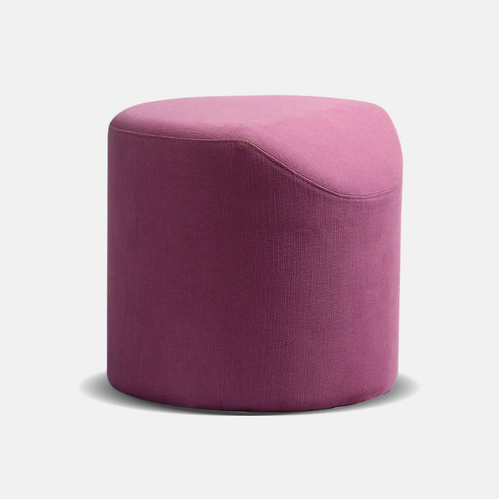 Plush Upholstered Stool
