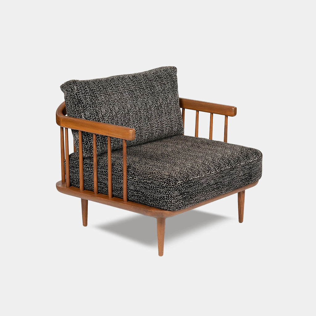 Handcrafted Teakwood Single Seater Sofa