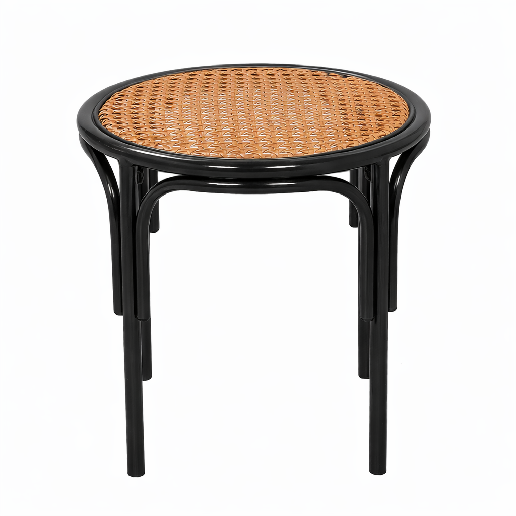TEA TABLE WITH GLASS TOP AHO/091/002