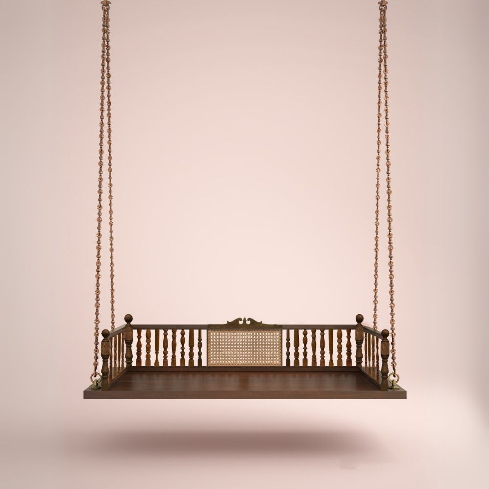 Elegant Teak Wood Hanging Swing