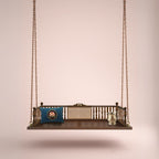 Elegant Teak Wood Hanging Swing