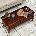 Solid Sheesham Wood Trunk in Honey Oak Tone