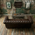 Grand Haven Brown Leather Sofa