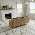 Cane Frame Elegance Sofa