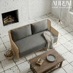 Cane Frame Elegance Sofa